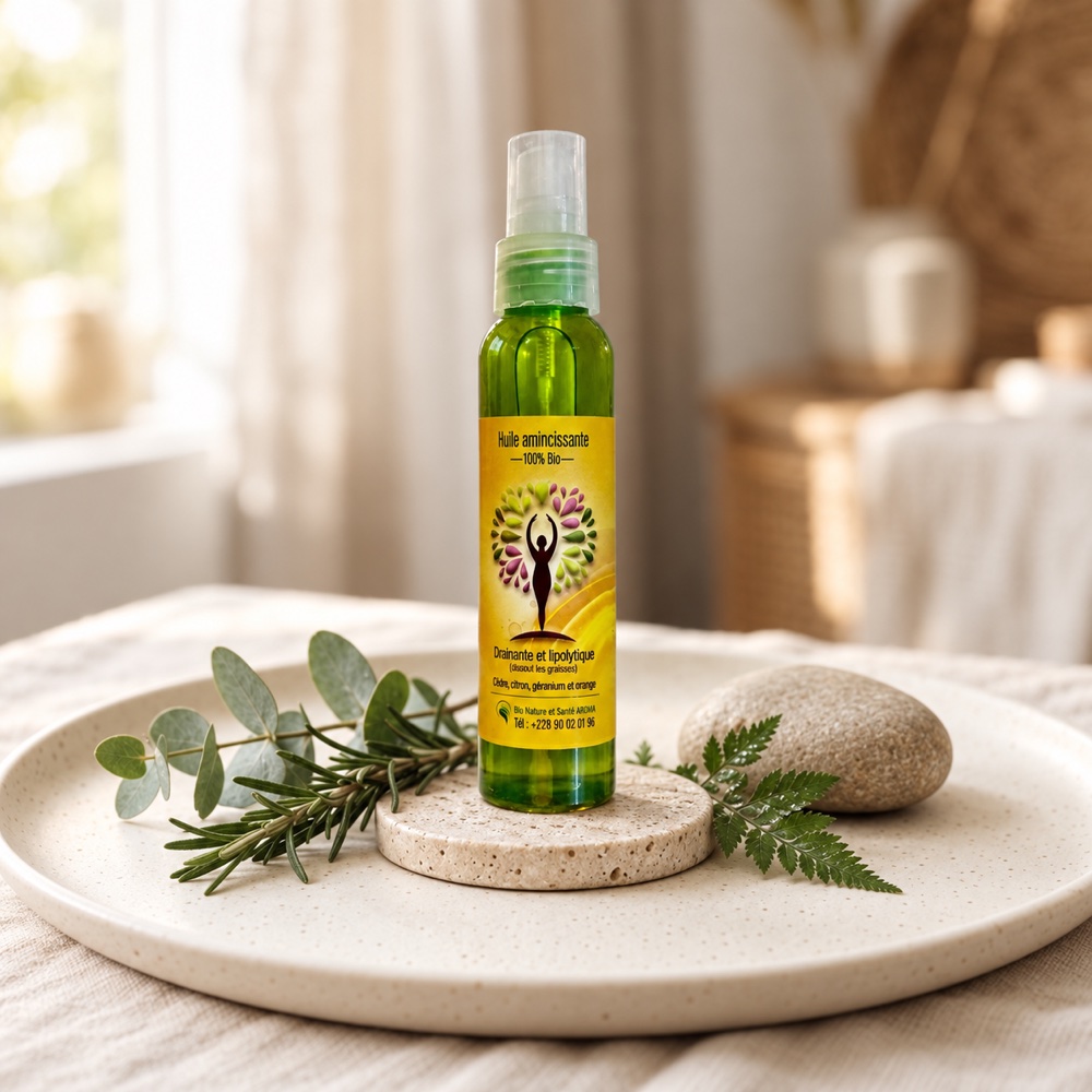 Huile Amincissante Bio, soin corps naturel